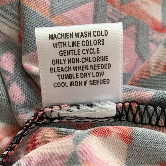 JohnPaulRichard Dress Petite Chevron Multicolored Cap Sleeve Casual Dress MP NEW - Picture 13 of 14